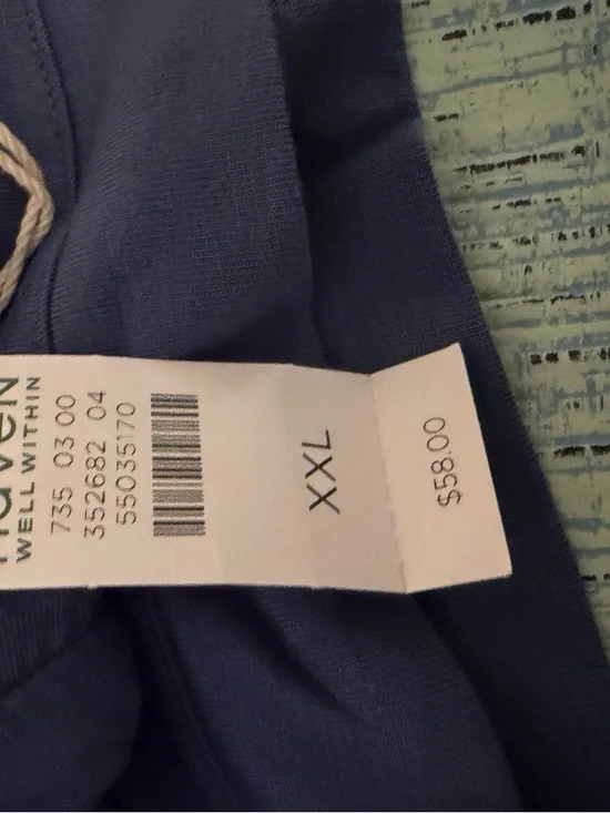 Haven Well Within stretch tie-waisted navy shorts - Picture 5 of 5